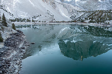 second lake reflection