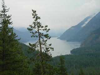 Lake Chelan from Rainbow Loop Trail