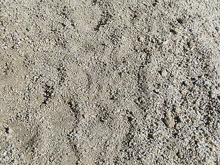 Soft surface almost gravel like.