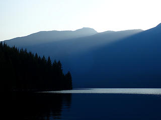 Sunrise from Big Beaver camp.