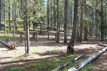 horse camp before tungsten lake trail