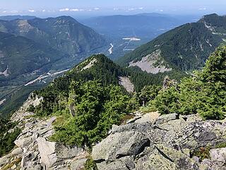 Scrambling the West Ridge of Web