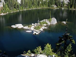 Island in Tuck Lake