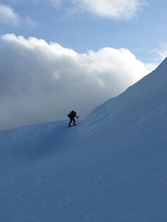 Nearing the summit of Ruth Mountain