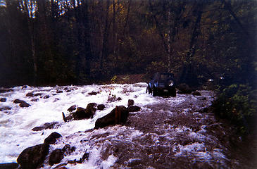 Crossing May creek