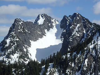 West side of Roosevelt, and the gully I came down.