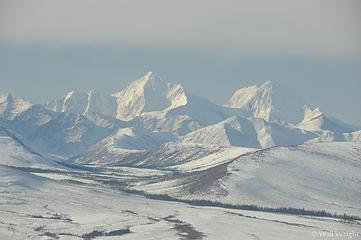 Mt. Deborah and Hess from the air