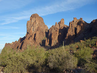 many spires;Kofa Wilderness, Kofa NWR, AZ