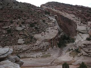 camp canyon with water