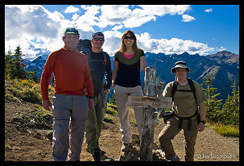 The "gang" at Marmot Pass.