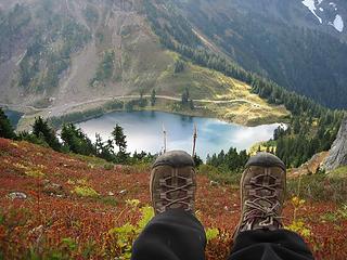 Twin Lakes from Winchester Mountain trail