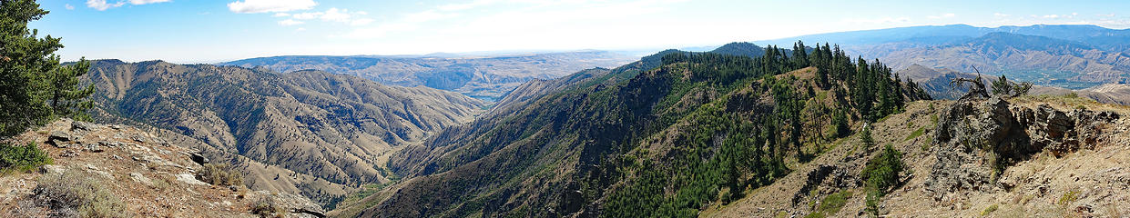Swakane Canyon between Entiat and Burch Ridges.
