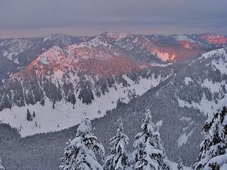 Alpenglow on Bandera