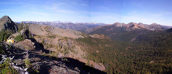 Fortune Creek Valley. My four season L.L. Bean Mountain Guide tent completes this picture. I love my tent.