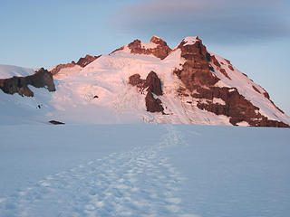 Summit area from the plateau