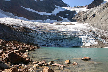 Lyman Glacier from the lake