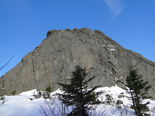 Si haystack from start of basin.
