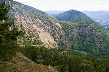 Easton Ridge on  the right