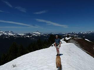 Gus and Barry and lots of blue sky