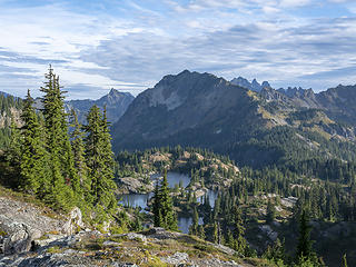 Alta Mountain and Rampart Lakes