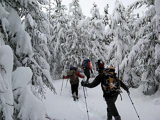 Going up toward Teanaway Ridge