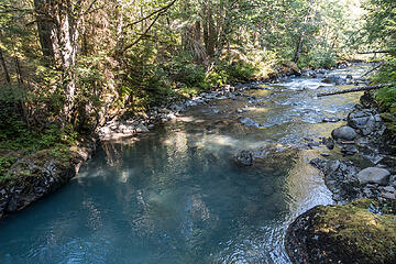 dosewallips river downstream from dose forks bridge