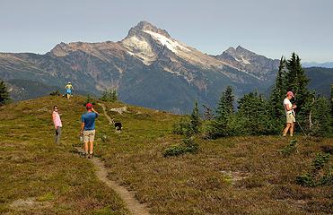 Enjoying the view from June Mtn