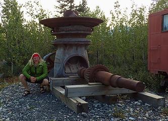 Me doing a conservative pose at the ole McCarthy mining relics