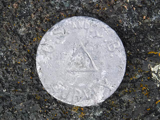 Original US and Canadian Boundary Survey Mark