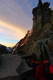 The view from our bivy.