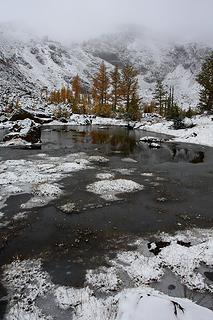 Frozen tarn