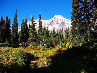 Hiking through Indian Henry's Hunting Ground.