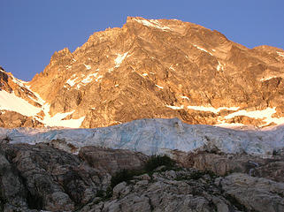 Morning light on NE Buttress