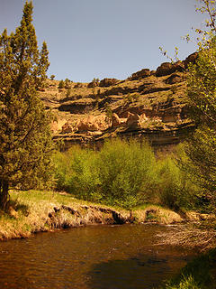 crossing of Squaw creek