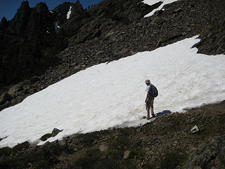 Time to head home but do we REALLY have to cross that snow field ?