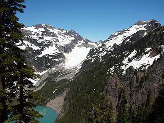 columbia glacier and kyes peak (right)