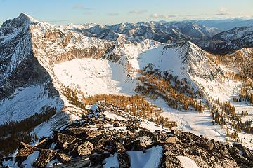 Courtney summit view