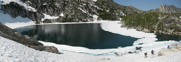 Traversing around Talisman Lake