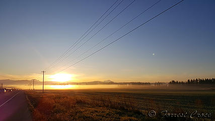 Sunrise over the Stilly valley.  It was a very long drive, but worth it.