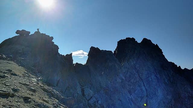 Hans on top of our highpoint