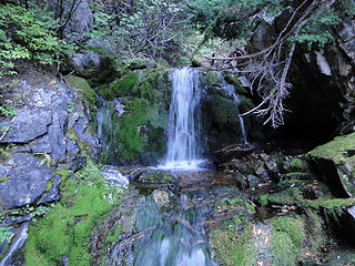 Little waterfall/creek crossing.