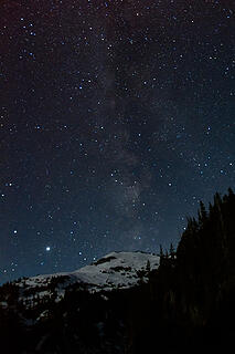 Stars above Camp Robber Peak
