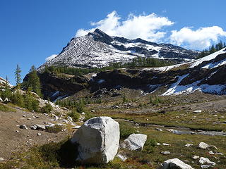 Looking up the west slopes of Buck