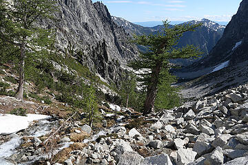 Heading down Crystal Creek