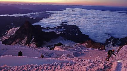 Dawn on Rainier