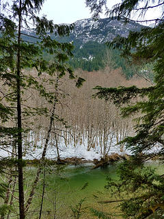 Views of Thunder Creek from the Thunder Creek trail