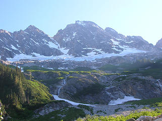 Goode and NE Buttress, from valley floor