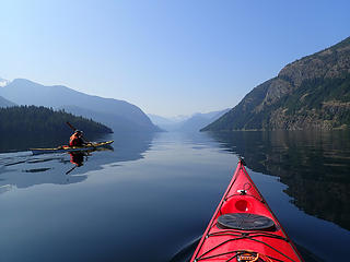 Paddling south back toward Big Beaver.