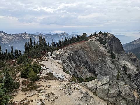 Looking to the Trico (north) summit