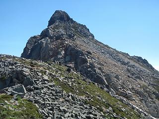 looking back at Cadet main peak